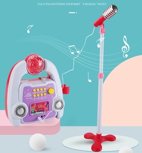 Wholesale Multi-functional Musical Party Karaoke Machine with Adjustable Stand Microphone Toy Speaker Toy for Kids Portable - Product Image 2