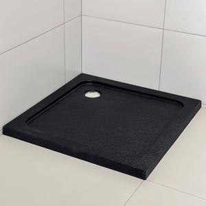 Base de <span class=keywords><strong>ducha</strong></span> pequeña cuadrada con textura antideslizante acrílica negra, base de <span class=keywords><strong>ducha</strong></span>, base de suelo, bandeja de base de <span class=keywords><strong>Ducha</strong></span> - Product Image 4