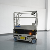 Plateforme élévatrice à ciseaux électrique EVERLIFT 300 kg, 4 m, 6 m, 8 m, 10 m, 12 m, batterie au plomb-acide, autopropulsée, plateforme de travail en hauteur