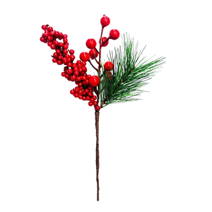 Bouquet d'aiguilles de pin de Noël, paquet de branches de <span class=keywords><strong>sapin</strong></span> artificiel pour décor de pièce maîtresse de table de vacances - Product Image 2