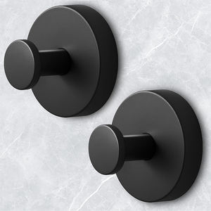 Gancho Adhesivo de Acero Inoxidable sin Perforaciones, Kit de Ducha Adhesivo sin Costuras, Gancho Metálico <span class=keywords><strong>para</strong></span> Baño - Product Image 1