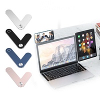 Verstelbare slanke magnetische telefoonhouder voor iPad zijmontage laptopbeugel met computermonitoruitbreiding duurzaam legeringsmateriaal