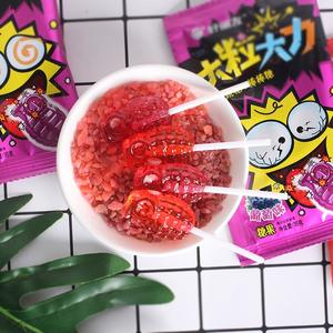 Sucettes aux saveurs de fruits variés et bonbons magiques qui éclatent, chewing-gum fruité multicolores en boîte, 16g - Product Image 6