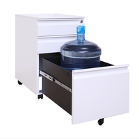 OEM/ODM classeur à tiroirs personnalisé de l'usine directe 1 serrure à clé 3 tiroirs armoire de rangement en acier