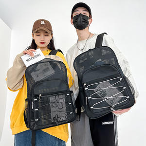 Mochila Escolar de Malla Transparente, Personalizada, de Gran Capacidad, Resistente, para Estudiantes Universitarios - Product Image 2