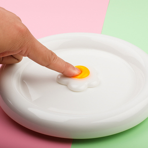 Nouveau jouet sensoriel anti-stress en forme d'œuf frit, jouet à presser pour enfants - Product Image 5
