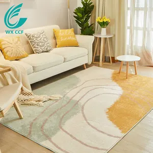 可靠的供应商现代定制3d数字印刷客厅地毯卧室地毯