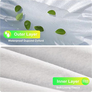 Housse de voiture imperméable pour l'extérieur et l'intérieur, entièrement couvrante pour les SUV, protection contre la pluie, le soleil, la neige et la poussière avec fermeture éclair - Product Image 3