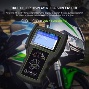 JDiag M100 PRO Scanner OBD2 universel, outil de diagnostic pour la réglage du régime au ralenti, compatible avec BMW, KAWASAKI, YAMAHA, DUCATI - Product Image 6