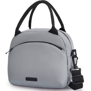 Custom Reusable Canvas Insulated <b>Thermal</b> Cooler <b>Bag</b> with Zipper Closure 15L Capacity for Food <b>Delivery</b> Shopping & Picnic - Product Image 3