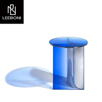 Personnalisation en usine Ensembles de meubles de salon de style design Tables basses centrales à cadre en acrylique Table basse de luxe moderne
