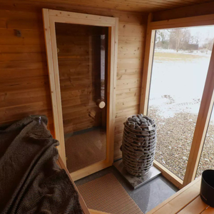 <span class=keywords><strong>Cabine</strong></span> <span class=keywords><strong>de</strong></span> sauna <span class=keywords><strong>de</strong></span> <span class=keywords><strong>jardin</strong></span> <span class=keywords><strong>en</strong></span> <span class=keywords><strong>bois</strong></span> massif <span class=keywords><strong>de</strong></span> pruche au design moderne avec chauffage électrique à vapeur humide Cuisinière <span class=keywords><strong>de</strong></span> <span class=keywords><strong>douche</strong></span> extérieure - Product Image 5