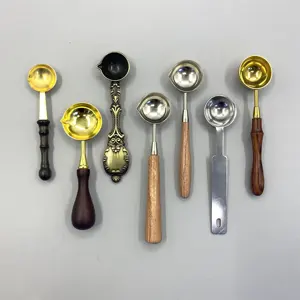 Hot Selling Wax Sealing Spoons Custom Design For Melting Wax Beads Crafts Wax Seal Stamp