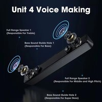 Système de sonorisation Home Cinéma Haut-parleur 4D Surround Soundbar Haut-parleur d'ordinateur pour TV Soundbar Box Subwoofer Stereo Music Box