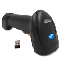 Prix usine Scanner de codes à barres Laser sans fil Noir USB OEM CCD Stock 30 mètres 32 bits Solutions de technologie visuelle 120 scans/sec