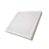 Panneau lumineux LED 2x2FT 2x4FT 60x60, montage en surface, grille, diffuseur opale, 6000K, lumière du jour, construction en aluminium, 3600 lumens, 5 ans