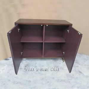 Table <span class=keywords><strong>console</strong></span> moderne en acier inoxydable et bois, style unique de Foshan, pour appartement et maison - Product Image 5