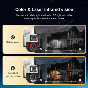 Caméra CCTV solaire extérieure LS VISION 20W, double objectif <span class=keywords><strong>4MP</strong></span>, zoom 50X, caméra étanche à batterie, PTZ, éclairage 24/7, caméra AOV - Product Image 6