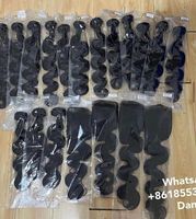 Vente en gros de cheveux vierges cambodgiens de vison, 100% extensions de cheveux humains non transformés, cuticules alignées, cheveux bruts vierges