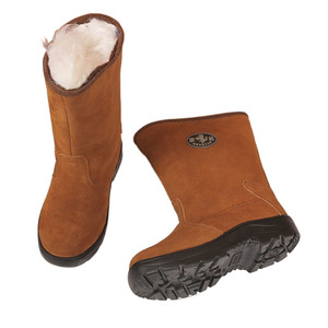 Botas de nieve con forro de lana para hombre Mengxue, botas de invierno cálidas con suela gruesa para personas de mediana edad y mayores - Product Image 5