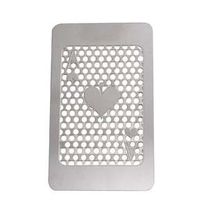Cartes de broyeur d'herbes et de tabac en acier inoxydable, accessoires de fumeur personnalisés, cartes de crédit professionnelles - Product Image 4