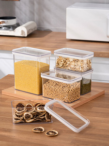 Réservoir de <span class=keywords><strong>Grain</strong></span> scellé de cuisine, stockage étanche à l'humidité, réservoir de stockage de <span class=keywords><strong>café</strong></span>, <span class=keywords><strong>boîte</strong></span> de <span class=keywords><strong>conservation</strong></span> transparente rectangulaire épaissie - Product Image 4