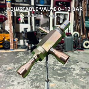 Válvula de derivación de gas caliente de latón ajustable de 0~12 bar para piezas de calentadores con ODF de 22 mm que logra una presión de evaporación/condensación constante - Product Image 2