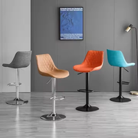 Comptoir pivotant Chrome tabourets de bar maison haut pas cher noir métal cuir tabourets chaises de bar moderne pas encore de commentaires 110 vendu