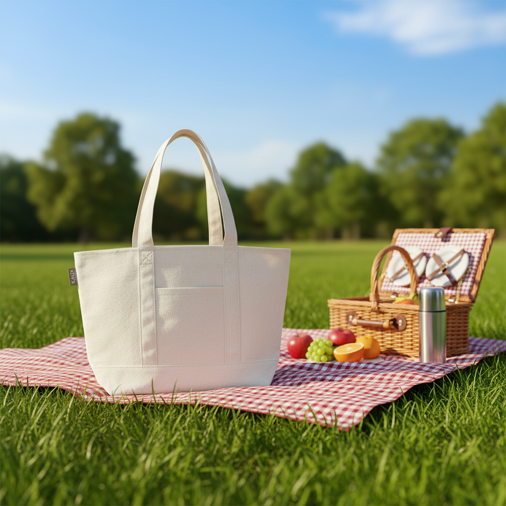 tote bag with pockets inside