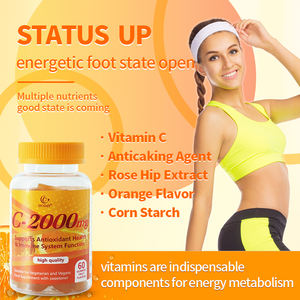 Gummies à haute teneur en vitamine C DUOZI 2000 mg pour le soutien de l'immunité et la protection antioxydante, adaptées aux végétariens, 60 gummies - Product Image 5