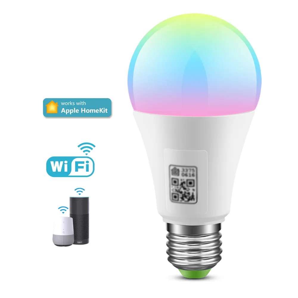 A19 Bulb LED New Popular Homekit ZigBee Kits Reading Colorful Change LED Smart Bulb