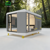 Edificio Modular Personalizable, Diseño de Oficina Prefabricada, Casa Contenedor Desmontable, Cápsula Espacial Modular con Energía Solar