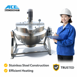 Cooking Pot Jacketed Kettle Cooking Mixer Stainless Steel Electric Thermo Kettle - Product Image 6