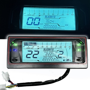 Compteur de vitesse numérique moto rétroéclairé LED tableau de bord écran d'affichage pour <span class=keywords><strong>Honda</strong></span> CB125T CB 125T 125T - Product Image 1