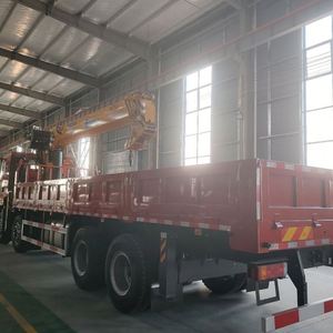 Shacman 8*4 14ton Large Straight Arm Truck Mounted Crane 360hp for Logistics <b>Cargo</b> Lifting - Product Image 6