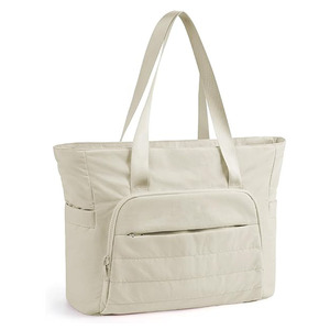 Mode féminine quotidienne grand <span class=keywords><strong>sac</strong></span> fourre-tout <span class=keywords><strong>de</strong></span> <span class=keywords><strong>sport</strong></span> fermeture à glissière <span class=keywords><strong>sac</strong></span> à provisions Portable avec doublure en Polyester en Nylon - Product Image 2
