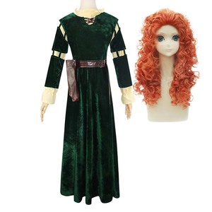 Disfraces de Cosplay de Anime para Halloween 2024, <span class=keywords><strong>Princesa</strong></span> Valiente para Mujer, DISP-015 - Product Image 1