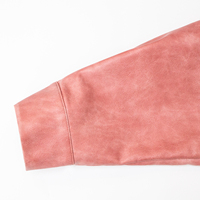 Fabricant de Blousons en Cuir Personnalisés Style Western Rose Vintage de Luxe à Fermeture Éclair Blouson Bomber en Cuir PU Court pour Femmes