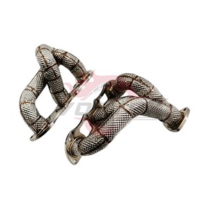 Collecteurs d'échappement Vortex Performance pour Porsche 911 991 Turbo S, manifolds de course avec isolation thermique et protection contre la chaleur - Product Image 3
