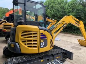 รถขุดขนาดเล็ก Komatsu PC56 มือสอง 5 ตัน เครื่องจักรอุตสาหกรรม เครื่องยนต์คัมมินส์ และชิ้นส่วนเกียร์ จากประเทศจีน - Product Image 2