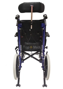 2021 כיסא מתקפל גבוהה אחורי שכיבה ילדי שיתוק מוחין כיסא גלגלים לילדים - Product Image 3