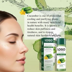 Tónico de Pepino 100% Natural OEM, Extraído Naturalmente, Refina los Poros, Refresca, Purifica, Reduce la Hinchazón, Restaura la Frescura y el Tono - Product Image 5