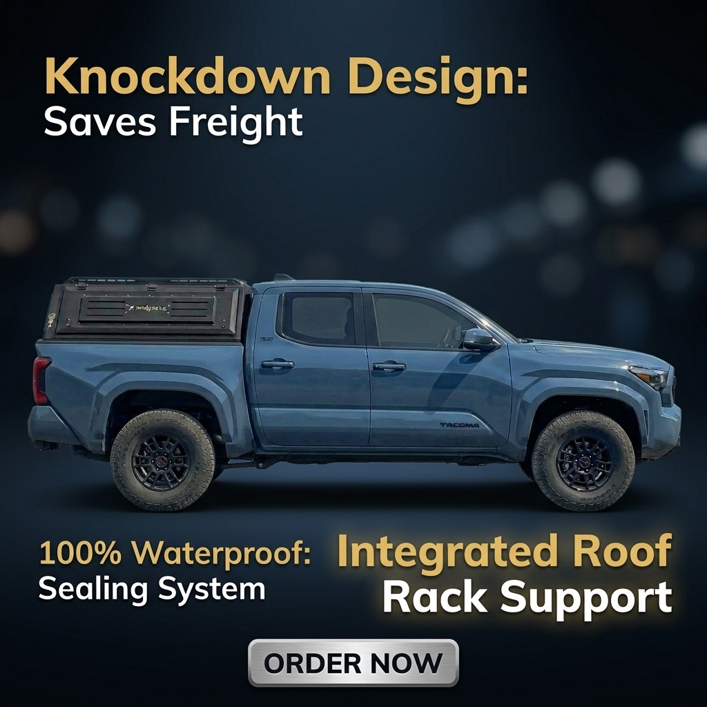 Aluminum Modular Truck Canopy | Toyota Tacoma