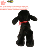 Personnalisé disquette en peluche chien chiot en peluche câlin réaliste doux animal de compagnie caniche coton en peluche pour enfants bébé cadeau d'anniversaire