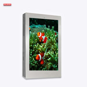 Tótem de señalización digital montado en la pared, quiosco de publicidad <span class=keywords><strong>LCD</strong></span> con retrato <span class=keywords><strong>vertical</strong></span> para exteriores de 43 pulgadas - Product Image 5