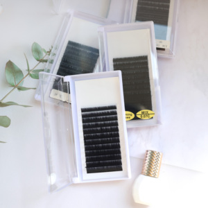 Offre Spéciale vente en gros de cils noirs mats <span class=keywords><strong>Vavalash</strong></span> faits à la main extension de cils avec logo personnalisé - Product Image 3