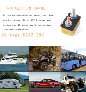 Автоматический выключатель 50 А, автоматический выключатель лодочных моторов, защита от перегрузки двигателя постоянного тока - Product Image 2