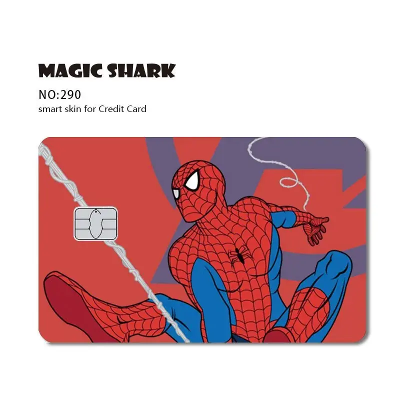 3M Hoge Kwaliteit Verwijderbare Herbruikbare Bescherming Kaart Huid Op Maat Groothandel Super Held Stickers Voor Bank Creditcard