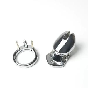 Erkekler için farklı büyüklükte bekaret kafesleri ile yüksek kaliteli Metal bekaret kilidi seks oyuncakları yetişkin kullanımı - Product Image 5