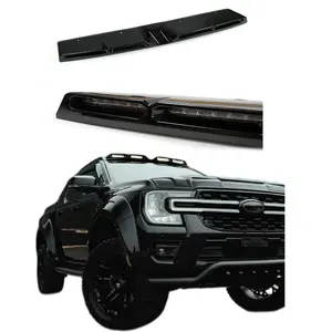 Alerón de techo led 4x4, alerón delantero de techo de coche con luz LED superior, barra de luz de alerón de techo delantero para Ford Ranger T9 2022 2023